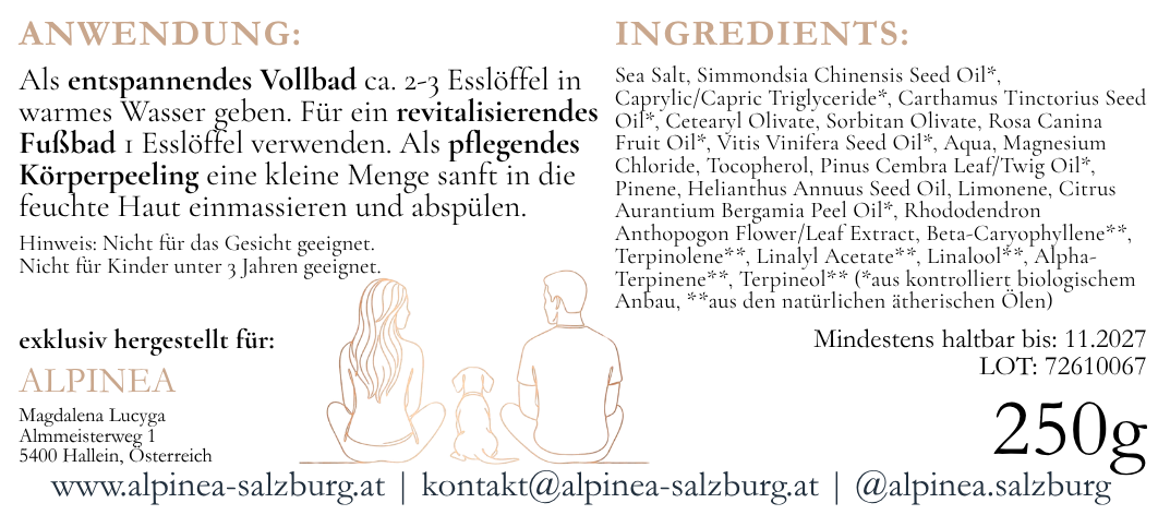 ALPINEA 3-in-1 Spa-Ritual: Zirbelkiefer & Bergamotte